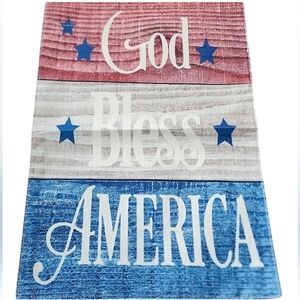 🎉🎉***CLEARANCE***🎉🎉 Patriotic God Bless America garden flag